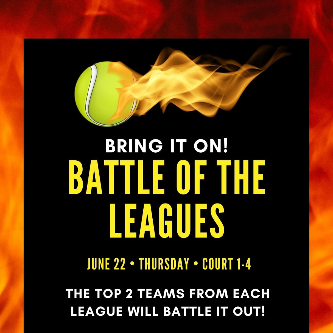ARE YOU READY?! Next Thursday is the Battle of the Leagues! All Members are welcome to watch the House Leagues battle it out! #Tennis #MembersClub #OakvilleClub #Oakville #DTOakville