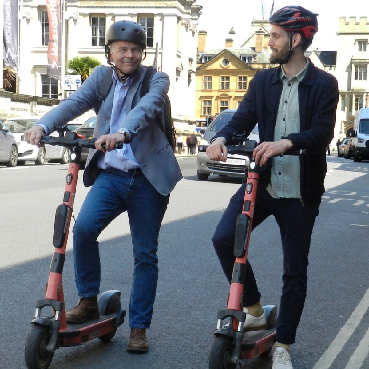 People in Oxford can take advantage of a free 30 minutes Voi public hire e-scooter use valid from Clean Air Day on 15 June, until 30 June. See more from public hire e-scooter operator Voi here: news.cision.com/voi-technology…  
#CleanAirDay2023