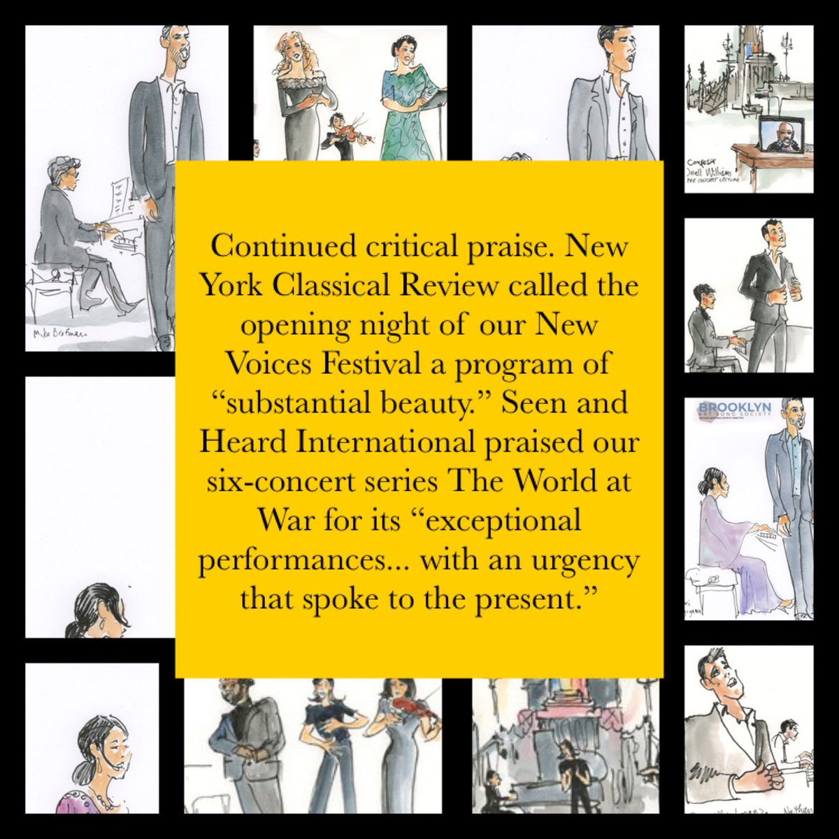 As we reach the end of our 2022-2023 season, we wanted to share all we accomplished this year.  If BASS impacted you in any way large or small please consider a tax-deductible donation to help make next season as magical as this one was.
brooklynartsongsociety.org/support/