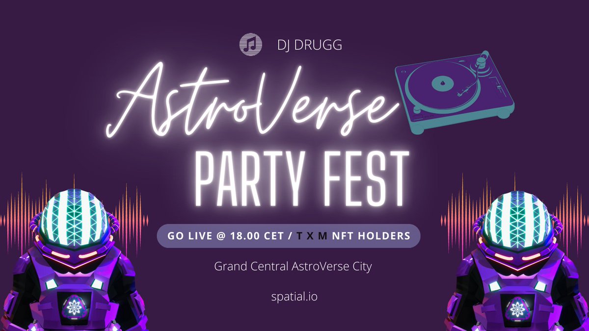 🎉 Hey there Must-a-nauts! 🌟Are you ready for this Saturday’s highly anticipated Metaverse Party?! It's going to be an absolute mood - with super fun activities and cool surprises!!🥳

Here's what you can expect at the party:

🎁 Exclusive OG Draw: The moment we've all been