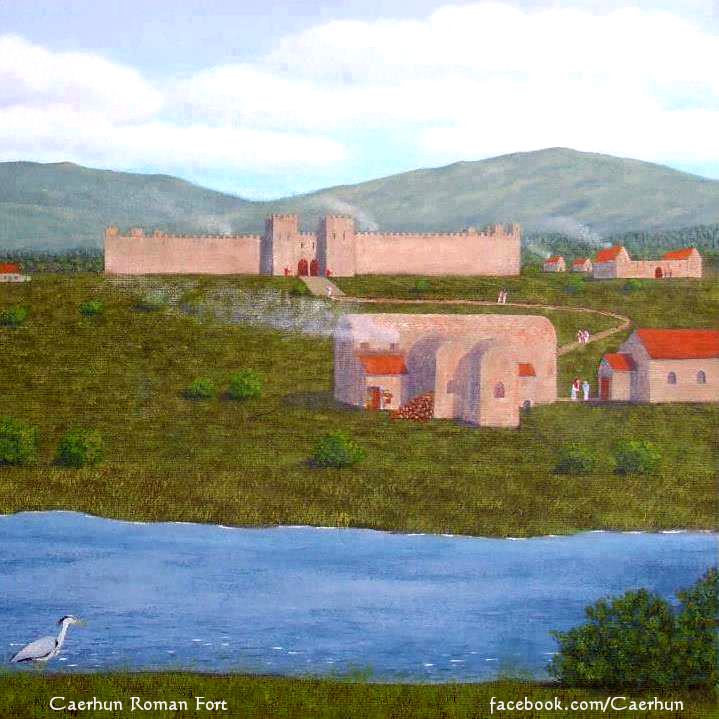 The Roman fort at Caerhun had a bath building situated to the east in the usual spot for a small Roman fort. Many changes over the centuries and possibly it had marble embellishments, possibly even a temple close by - not been tested yet however.