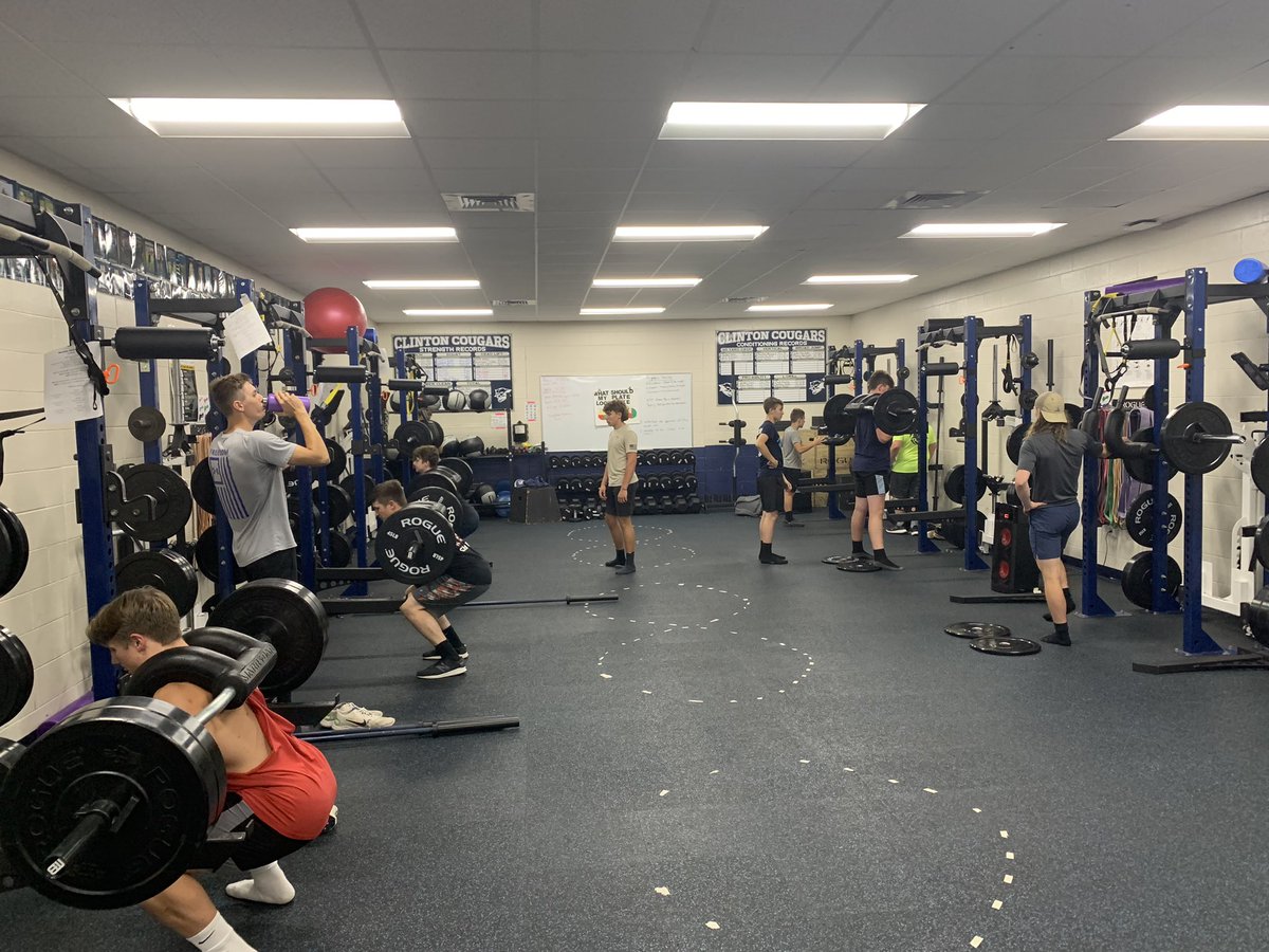 Adam Gregory (@adamgre60851863) on Twitter photo Strength and Conditioning has started!! The Cougars are hungry this year! #feedthecougs
<a href="/CoachWeck/">Darin Wecker</a> <a href="/CoachHernandez7/">Coach Hernandez</a> <a href="/BillMullooly/">Bill Mullooly</a> <a href="/Gambl20/">Tyree Gamble</a> <a href="/BoknowsBrian44/">Brian Lee🏈</a> Strength and Conditioning has started!! The Cougars are hungry this year! #feedthecougs
<a href="/CoachWeck/">Darin Wecker</a> <a href="/CoachHernandez7/">Coach Hernandez</a> <a href="/BillMullooly/">Bill Mullooly</a> <a href="/Gambl20/">Tyree Gamble</a> <a href="/BoknowsBrian44/">Brian Lee🏈</a>