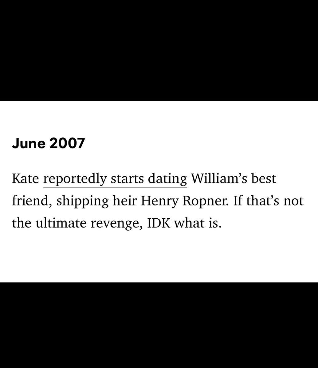 Kate Middleton dated Prince William’s best friend during their 2 month breakup? This after Kate dated William for 6 years?! Kate does not waste time. No surprise that Henry Ropner’s family is loaded too! 🤑
#WisteriaSisters