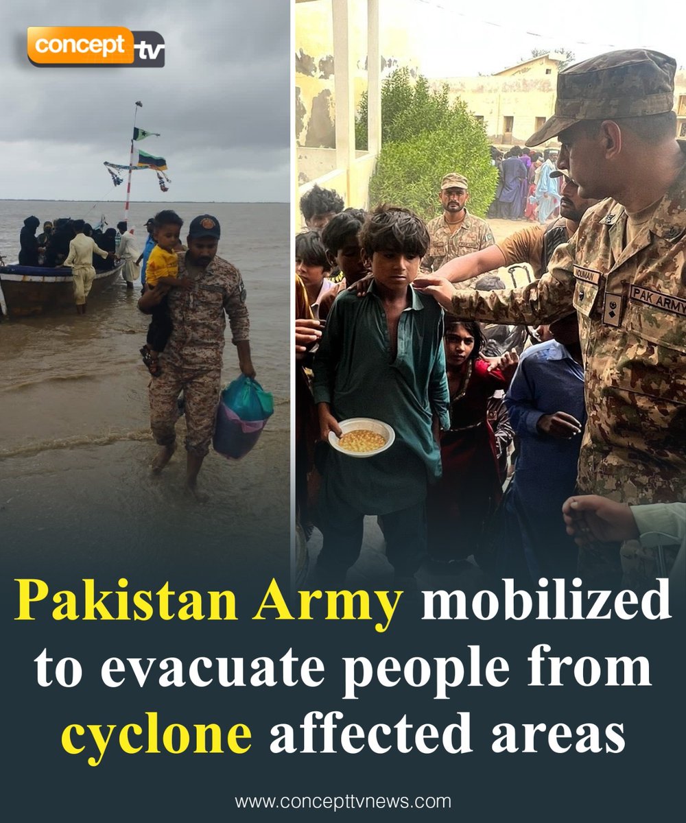 بائپر جوائے سے متاثر ہونے والے علاقوں سے عوام کے انخلاء کا عمل پاک فوج کی زیر نگرانی جاری ہے۔ مشکل کی اس گھڑی میں پاک فوج عوام کے ساتھ قدم جمائے کھڑی ہے۔
#biparjoycyclon #PakArmy #Pakistan