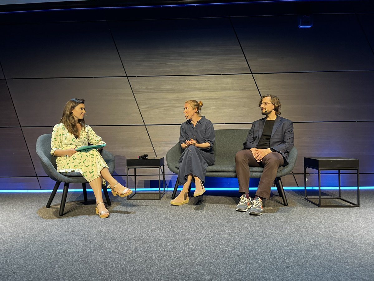 LIST_Luxembourg's tweet image. #LIST_TechDay 🚀 Kathryn Hadler and 1st Incubated Startup on @ESRIC_lu Support Programme ➡️ Four Point Space discussing the benefits of #LISTSpace network