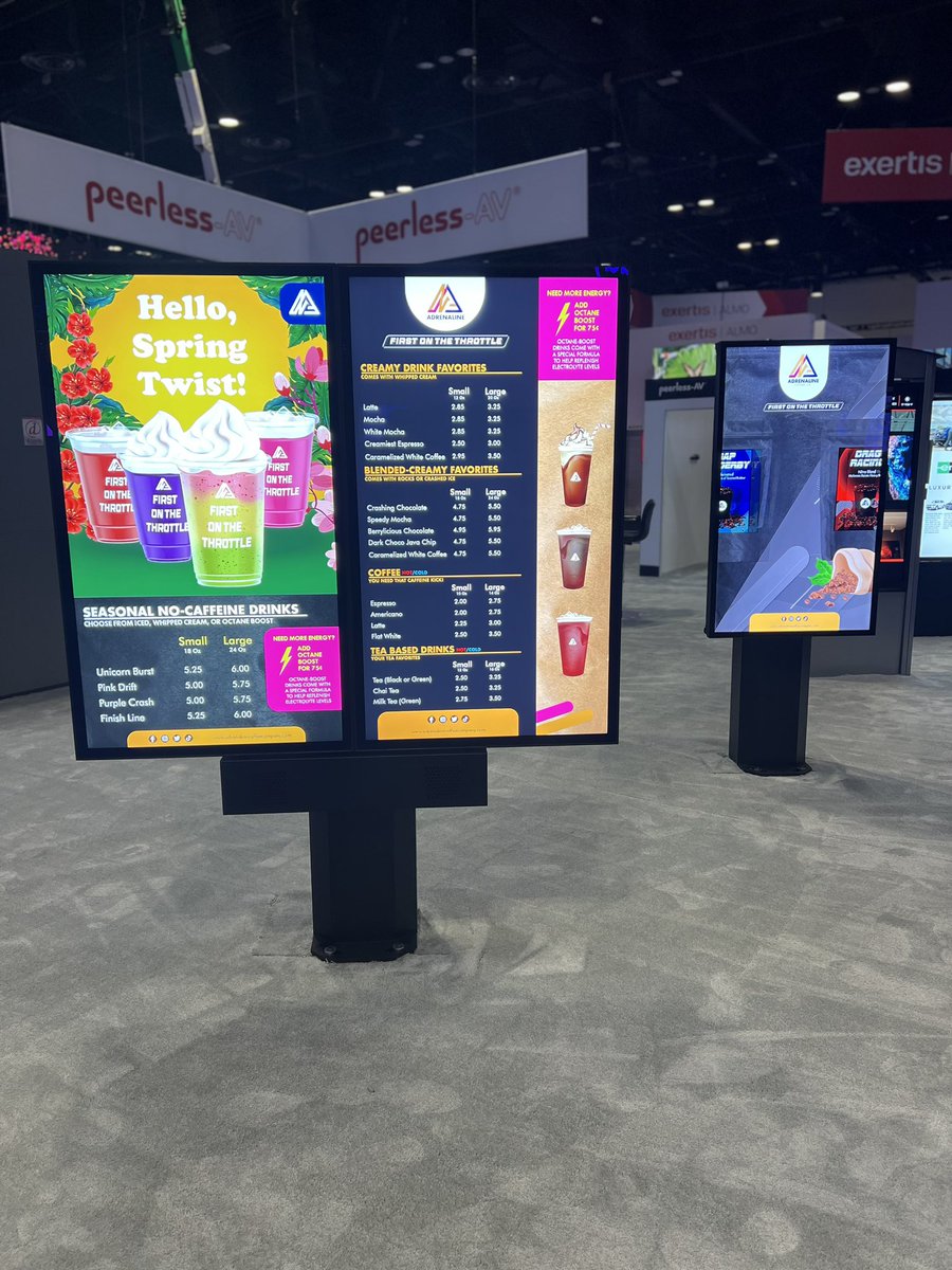 The exhibit hall for day 2 of #InfoComm23 is now open! 🎉
 
We’re in booth 1329, where you’ll see a variety of #digitalsignage solutions firsthand, such as Xtreme™ High Bright Outdoor Displays, Smart City Kiosks, SEAMLESS Kitted and Bespoke models, and more!

#AVTweeps