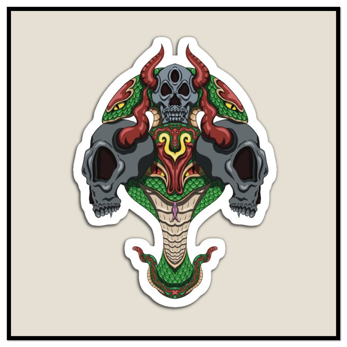 Get my art printed on awesome products. Support me at Redbubble #RBandME:  redbubble.com/i/magnet/Spade… #findyourthing #redbubble