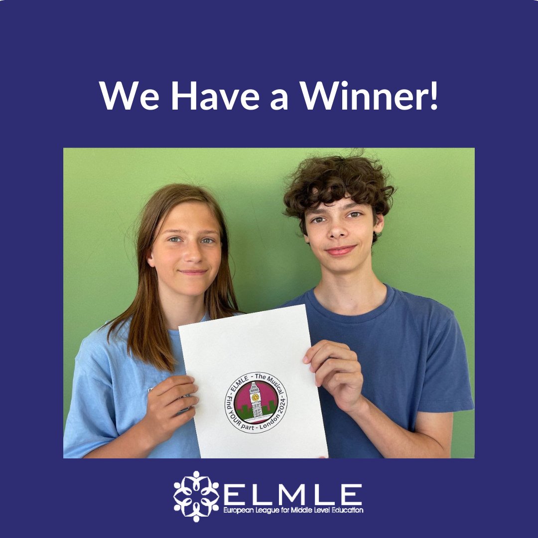 Congratulations to Jaxon &amp; Jill <a href="/FIS_School/">Frankfurt Int School</a> for creating the winning logo to promote #ELMLELondon.  And speaking of London, our Call for Presenters is open.  Go to forms.gle/dCkbPLgu88iE6C… to propose what you part might be at our next conference.  Dates in our bio.