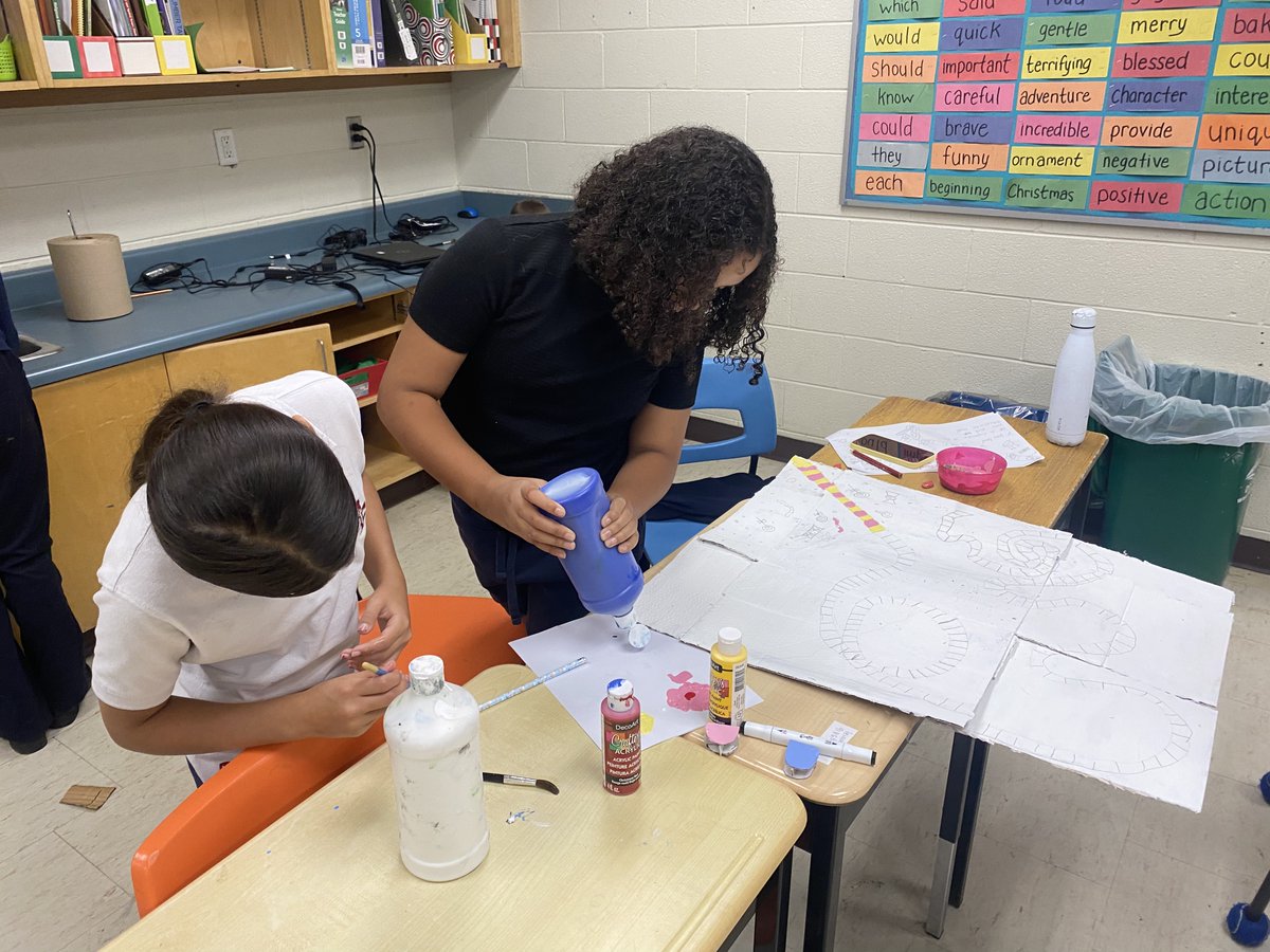 MissR_Classroom's tweet photo. Creating our own board games are in full swing! Students are applying their knowledge on probability &amp; procedural writing and creating their own board games 🎲🎯  I am excited to play these games next Friday! 😋😎 @HolyFamilyHCDSB #STEMeducation https://t.co/12ZsTs0NSn