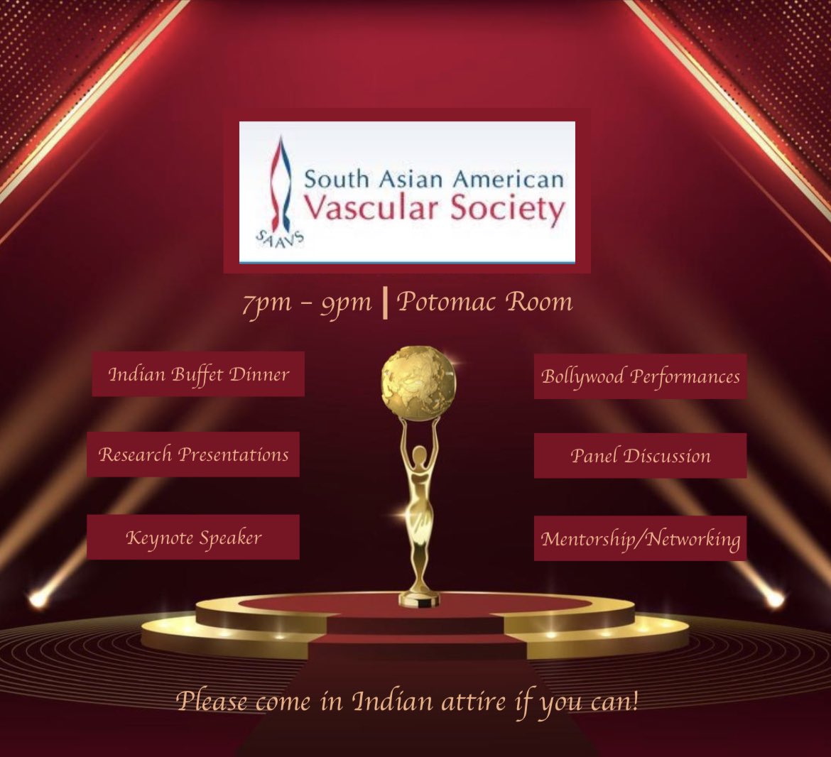 Tonight! See you all there, and wear Indian clothes if you have them :)