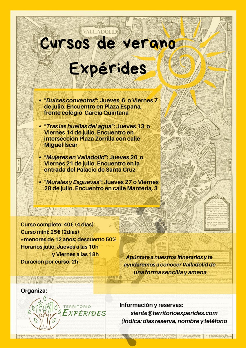 TExperides's tweet photo. Buenas tardes, desde Territorio Expérides queremos hacer que el calor del verano sea más llevadero, por lo que seguimos con nuestras actividades estivales. 
Ya sabéis información y reservas en siente@territorioexperides.com https://t.co/vCSly0jbAC