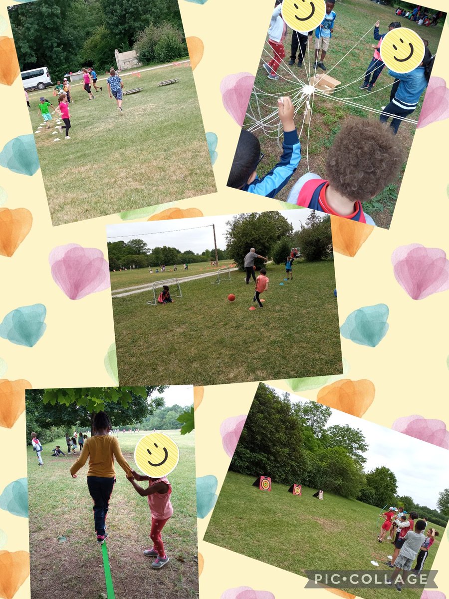 Merci <a href="/usep16/">usep</a> pour cette belle journée "Olymp'usep" avec les CE2 et la classe HARPE #inclusion On a adoré !! 
Slack Line, tour coopérative, jeux à l'aveugle, ateliers d'athlétisme. #CP