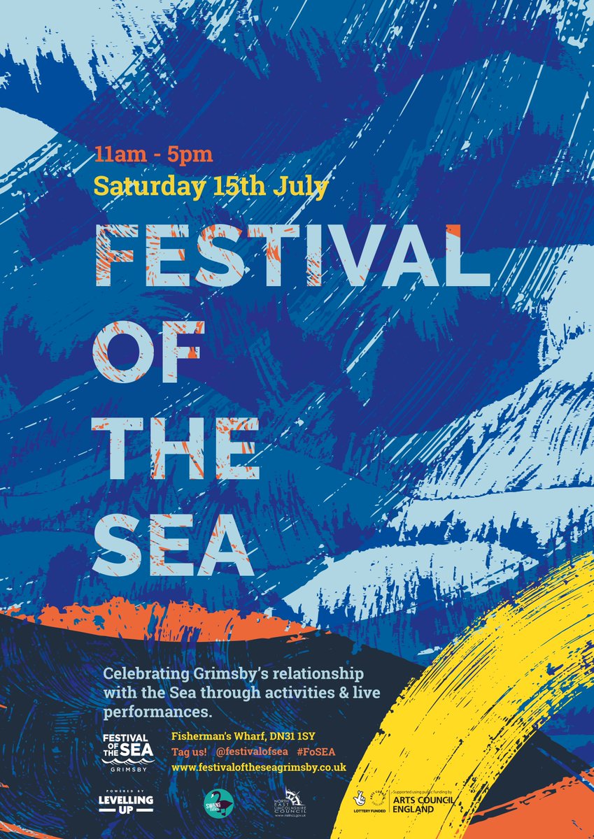 FestivalofSea's tweet photo. ONE MONTH TODAY!!

Festival of The Sea Grimsby will be returning on July 15th for a day packed with shows, workshops and performances. The festival celebrates Grimsby’s seafaring heritage and future relationship with the Sea, taking place next to the waterfront on Alexandra Dock https://t.co/PFAT16zuCz