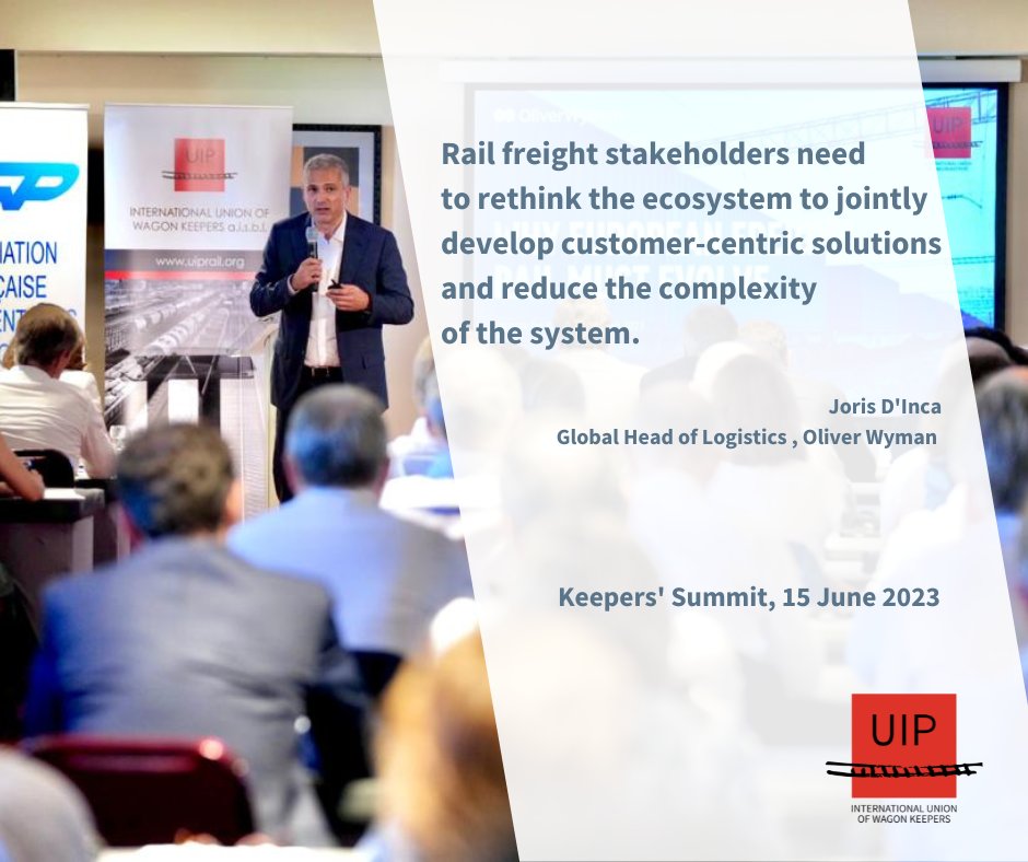 🎯Why #RailFreight must evolve in the next five to ten years➡️Companies want to use rail freight and it needs to become more reliable, flexible &amp; transparent to meet customers' expectations.🛤️

#KeepersSummit2023
