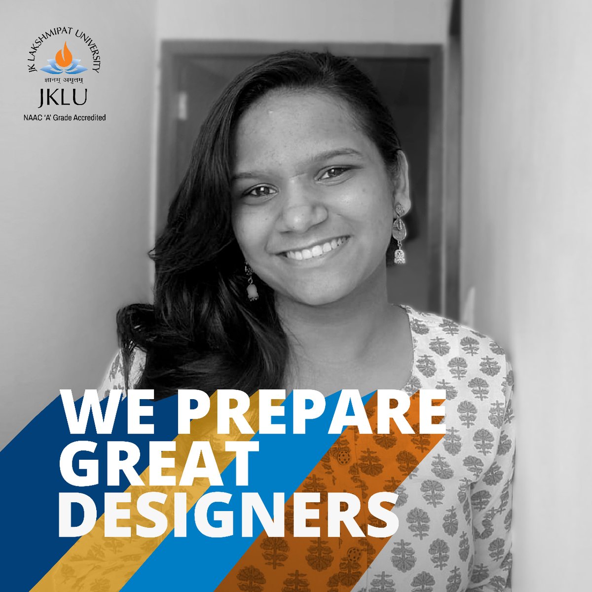 At #JKLU, we nurture and empower exceptional designers, providing them with a platform to unleash their creative potential. We prepare aspiring designers to excel in the ever-evolving world of design. 
Apply Now: bit.ly/42Cc1z2

#BDes