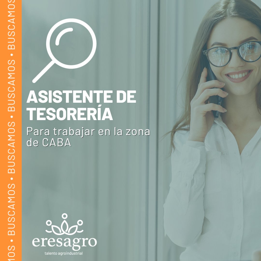 eresagro's tweet photo. #BúsquedaLaboral 📷Buscamos un/una Asistente de Tesorería. Nos orientamos a Contadores/as, Lic. Administración de Empresas y Lic. en Administración Agropecuaria con una experiencia mínima de un año en tareas Admirativas-Contables .📷Hace click https://t.co/fFhtHA95JW postulate! https://t.co/RJe5fSuukN
