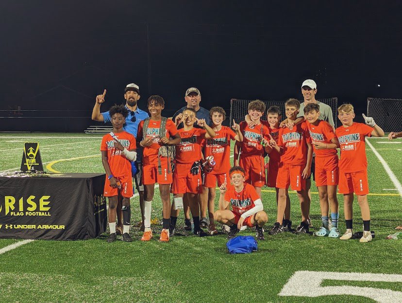 We did a thing.. #UARise Champs #UnderArmour #FlagFootball #NorthOconee #JuiceMan #GaRecruits #ClassOf2029