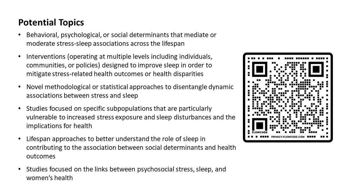 Do you research sleep, stress and health? Psychosomatic Medicine wants your best work for an upcoming special issue. The deadline for submissions is Sept. 15. buff.ly/3p36JyR @connectAPS