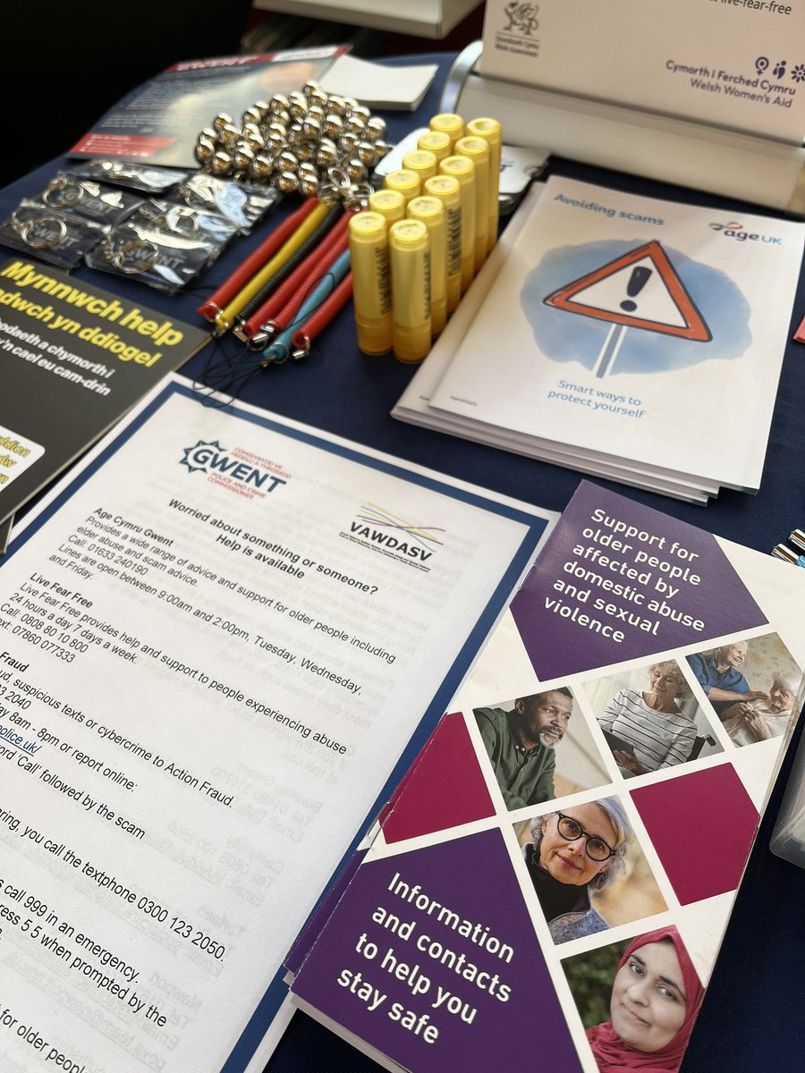 GwentPCC's tweet photo. My team has been in Blaenau Gwent with partners, talking to residents about the signs of elder abuse. 

If you are concerned an adult may be at risk of abuse &amp; harm your local council can offer support and advice.
 
Contact Gwent Safeguarding Board: https://t.co/caELl99WGn https://t.co/NK6LsJBRXz