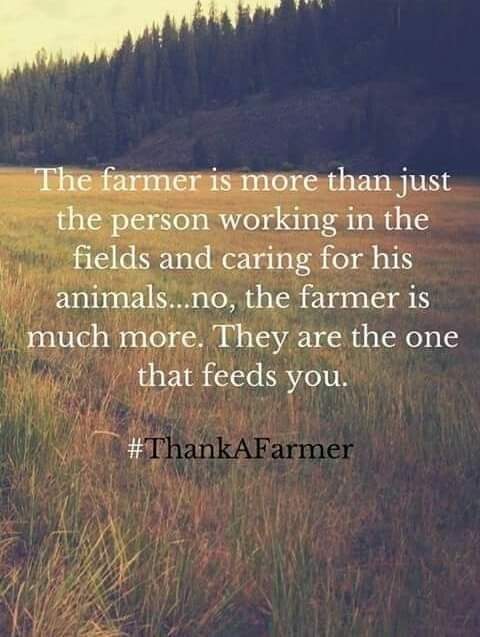 💯 Fact!  #ThankAFarmer 
#Farming #Farmers #Ranchers