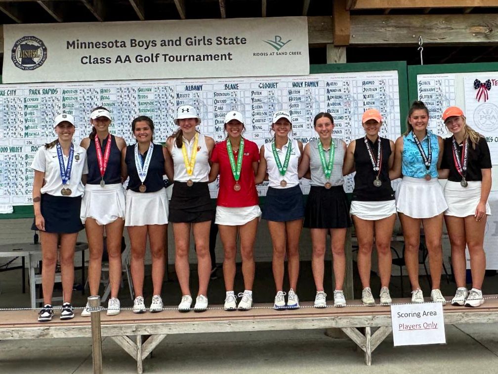 Congratulations to SCLA sophomore Addi Wood who shot an 82 on the first day of the state tournament and a personal best of 74 on day 2, earning 5th place overall! #WeAreStCroix
