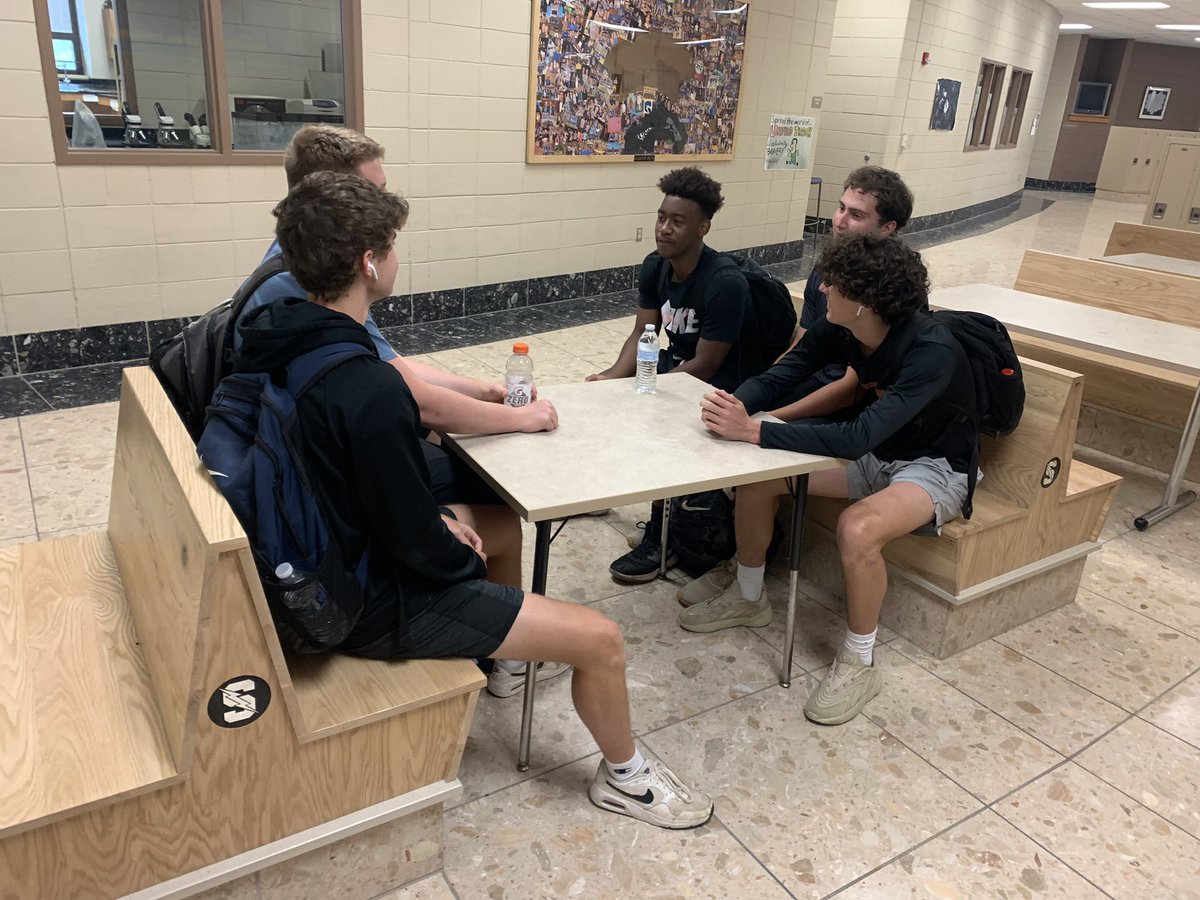 Kudos to the <a href="/CBSouthHS/">CB South</a> Technology &amp; Education Dept. for one of the most  impressive department goals ever! Mr. Marmor, Mr. Detweiler, &amp; their students created a ton of benches for use around school. Well done! <a href="/CBSDSchools/">Central Bucks SD</a>