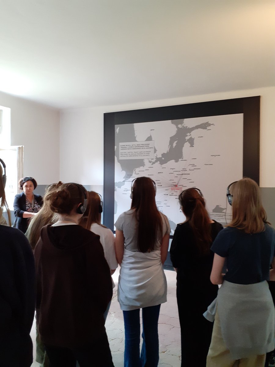 CollyersHistory's tweet photo. An incredibly harrowing but important tour of Auschwitz today with our students. We are so impressed with their behaviour and response to such a moving experience. Such an important responsibility to remember those who were killed in the Holocaust @Auschwitzmuseum https://t.co/lDxTgeSaBC