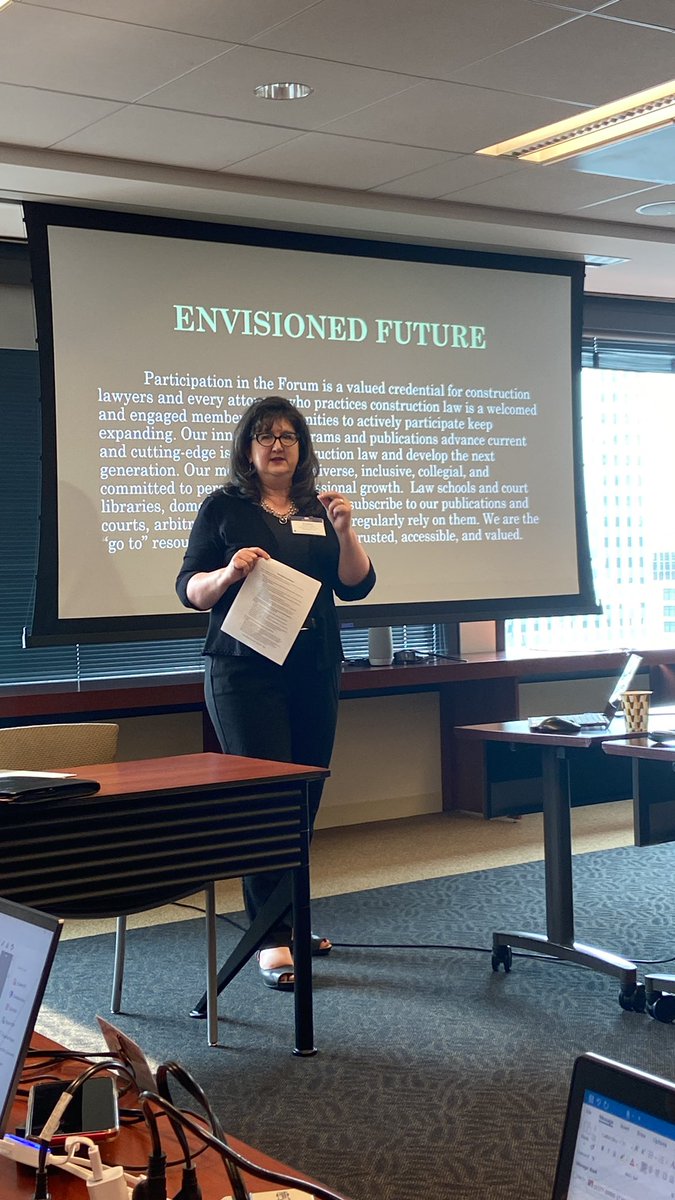 Enjoying my first visit to the American Bar Association headquarters in Chicago for Forum on Construction Law Governing Committee retreat. <a href="/ABAConstruction/">ABAConstruction</a> #ForumFamily