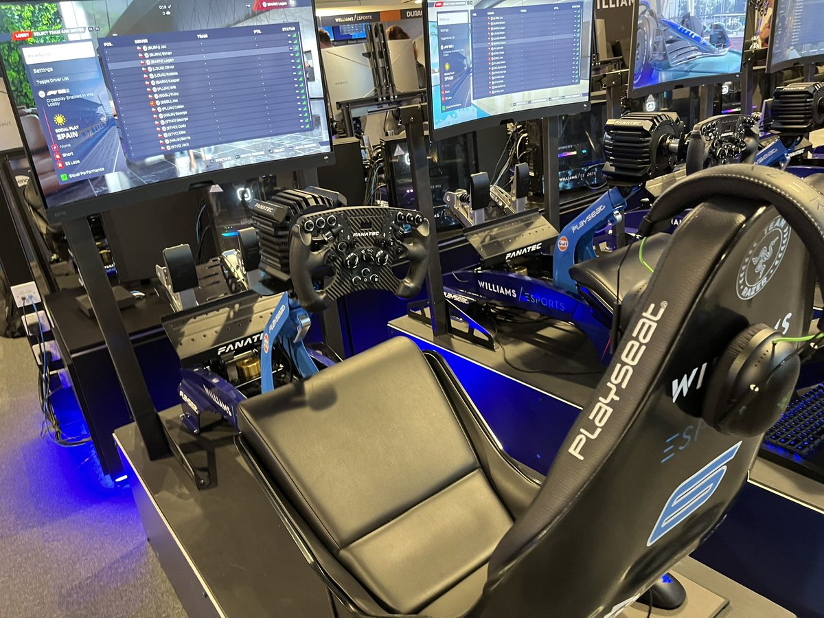StVSharks's tweet photo. Here today for the student champs #Formula1 racing league hosted by @WilliamsEsports #WilliamsRacing #esports #Racing #StVincentCollege https://t.co/NlLSWdt3iw