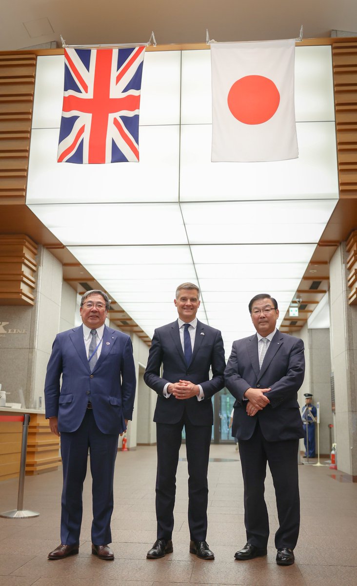 Another productive day in Japan 🇯🇵 meeting key business leaders.

I met with <a href="/Honda/">Honda</a>, <a href="/HitachiRailEng/">Hitachi Rail (ENG)</a> and <a href="/nyklineofficial/">日本郵船 / NYK Line Official</a> as we continue to focus on important UK-Japan 🇬🇧 🇯🇵 partnerships that will help grow the economy.
