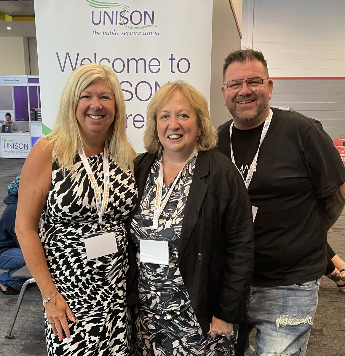 #NDC2023 Finally we have a photograph with our Christina UNISON General Secretary. On behalf of our National Private Contractors Forum @UnisonWakey @unisonyh @unisonprivate
