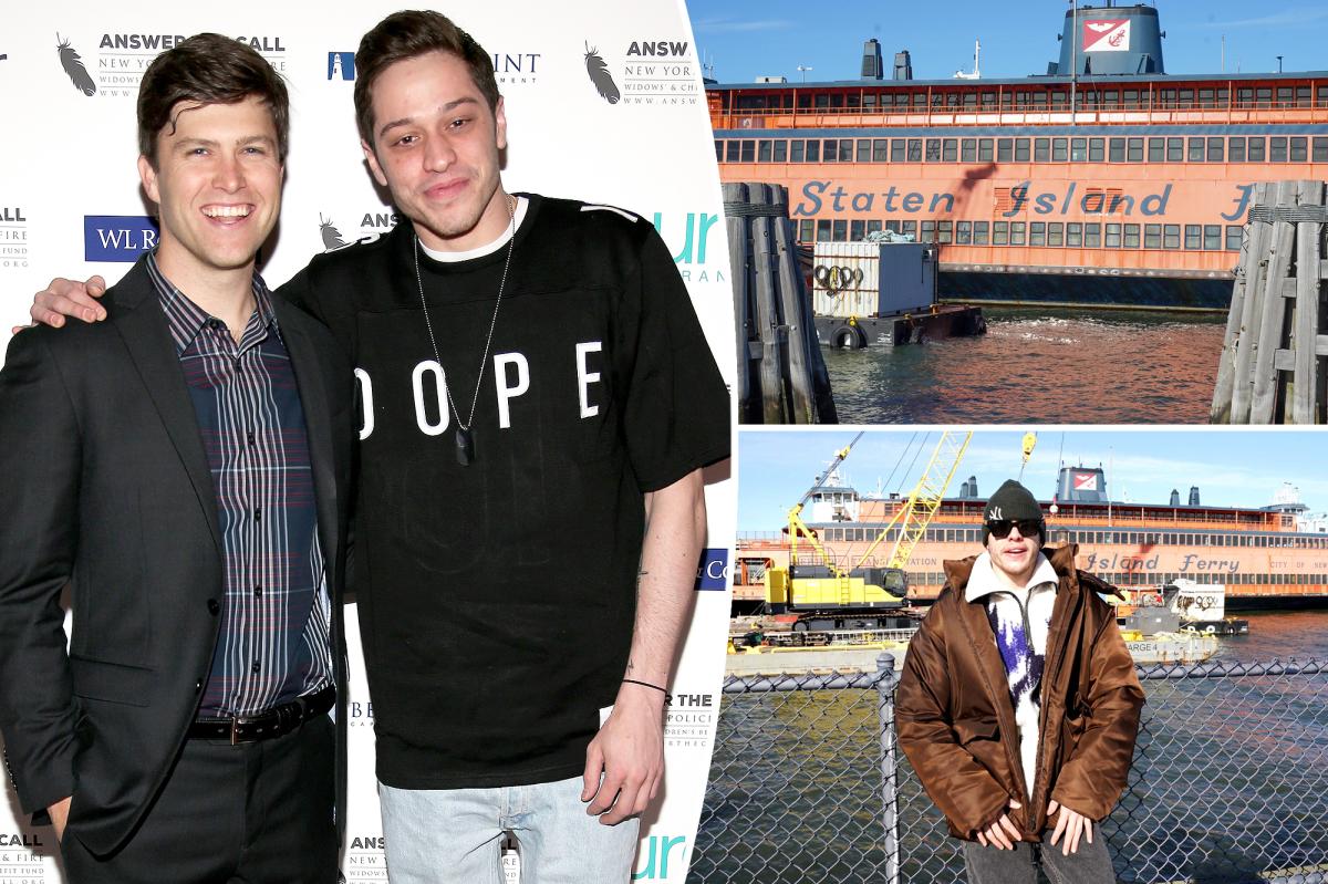 Colin Jost refutes Pete Davidson’s claim he was ‘very stoned’ when they bought ferry https://t.co/FKp83piYhX https://t.co/0omuMqiYmD