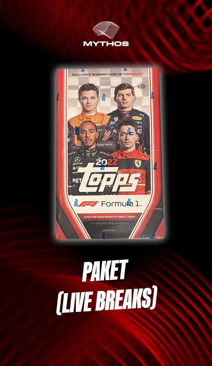 Mythos Breaks bu akşam 20.30’da  Mythos Twitch’de! 🍀🏎️ 

Ürünler için: mythos.cards/product/mythos…
