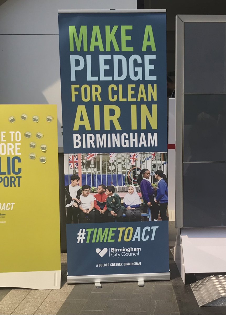 Then to New Street Station to learn about #BrumBreathesFund #CleanAirDay #BolderGreenerBirmingham. Be good to see what projects can be done at ward level to further clean air and community engagement @for_birmingham @pushbikesbcc @johnjamesmunro @ecobirmingham