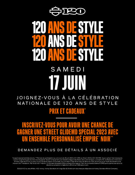 🤩 Courez la chance de gagner une moto Harley-Davidson. - eepurl.com/itxl1A