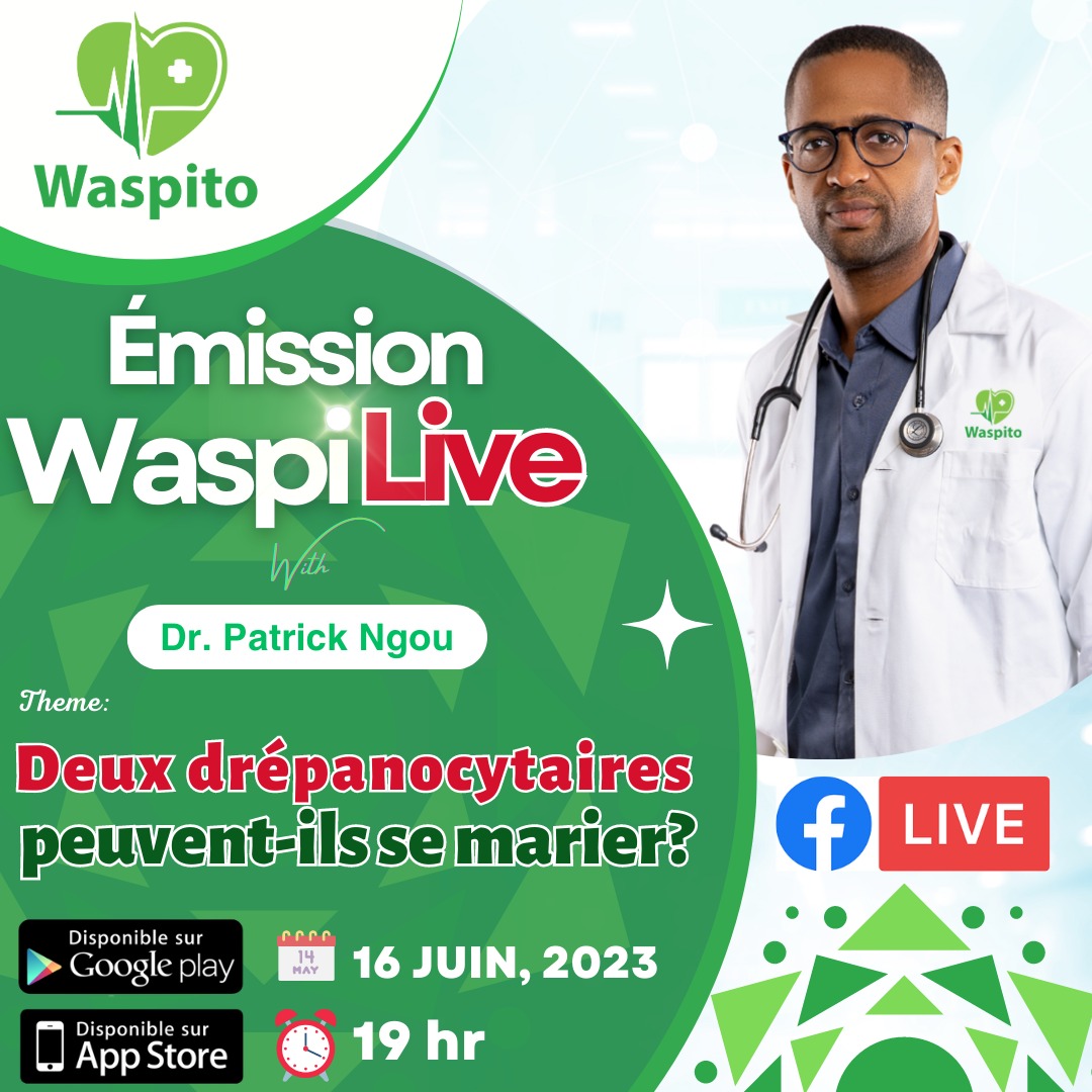 waspito1's tweet photo. Rejoignez-nous demain sur WaspiLive à 19 heures avec le Dr. Patrick Ngou pour discuter de la drépanocytose et de la possibilité pour deux drépanocytaires de se marier sans nuire à leur progéniture.
 
Ne manquez pas cette discussion instructive et tentez de gagner un prix.😊 https://t.co/CMjYZvci3l