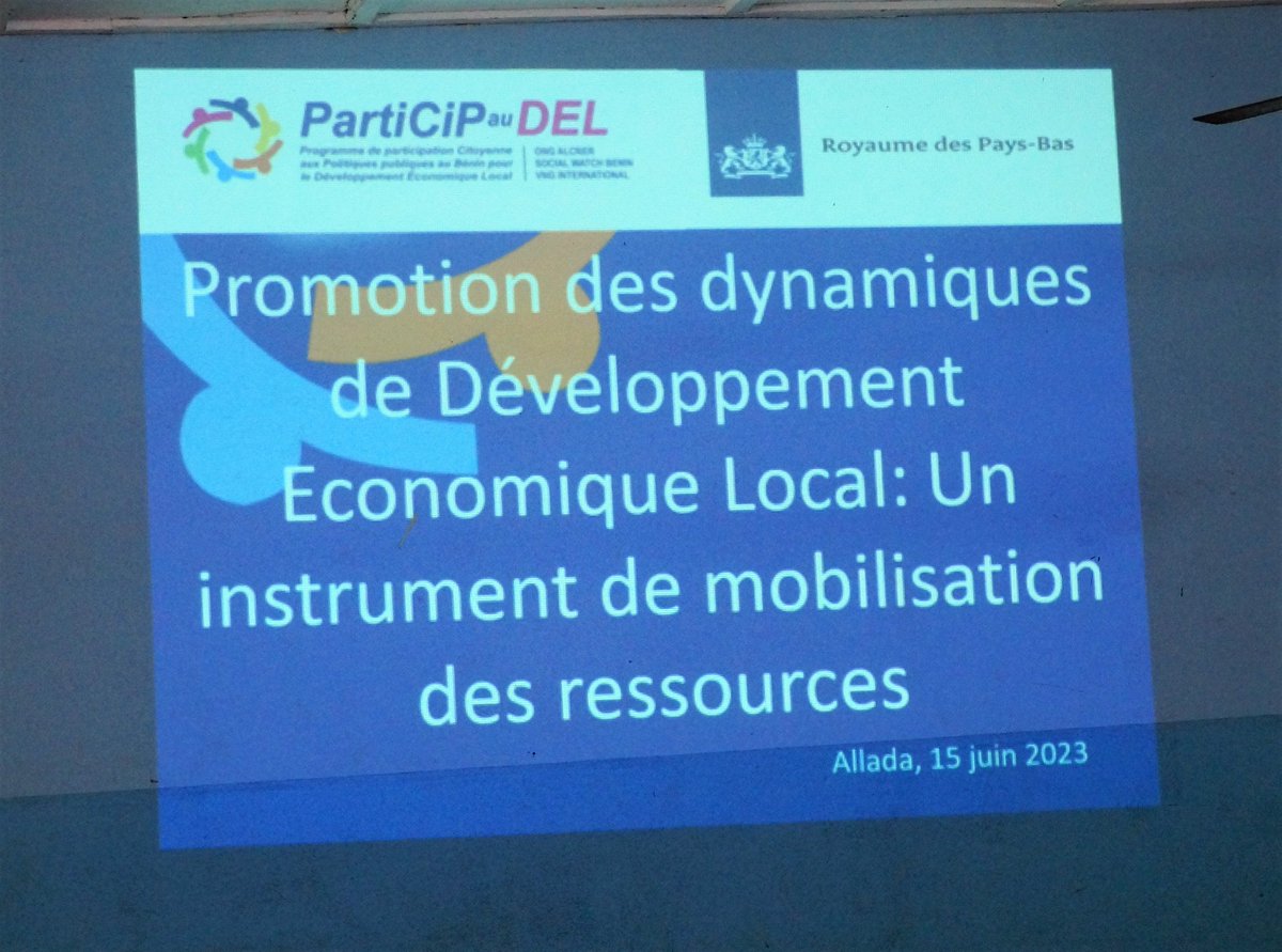 OngAlcrer's tweet photo. La Coordination du #PartiCiP au DEL accompagne la session du cadre de concertation des acteurs du DEL d’Allada. Cette initiative vise à encourager le dialogue entre le privé et le public dans le cadre de la promotion du Del.  De fortes recommandations en gestations… https://t.co/WYMjz6MSaa