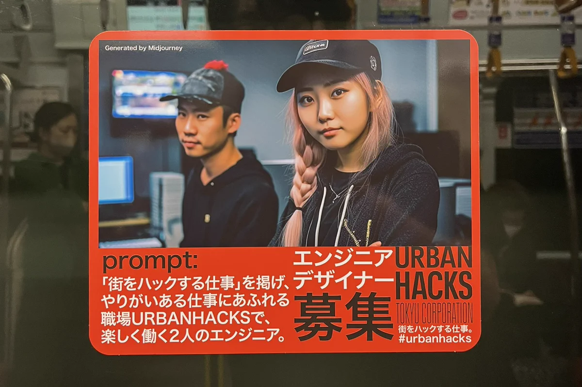 今後こういうのがどんどん増えるのかも？！AIで作ったリアルな広告！