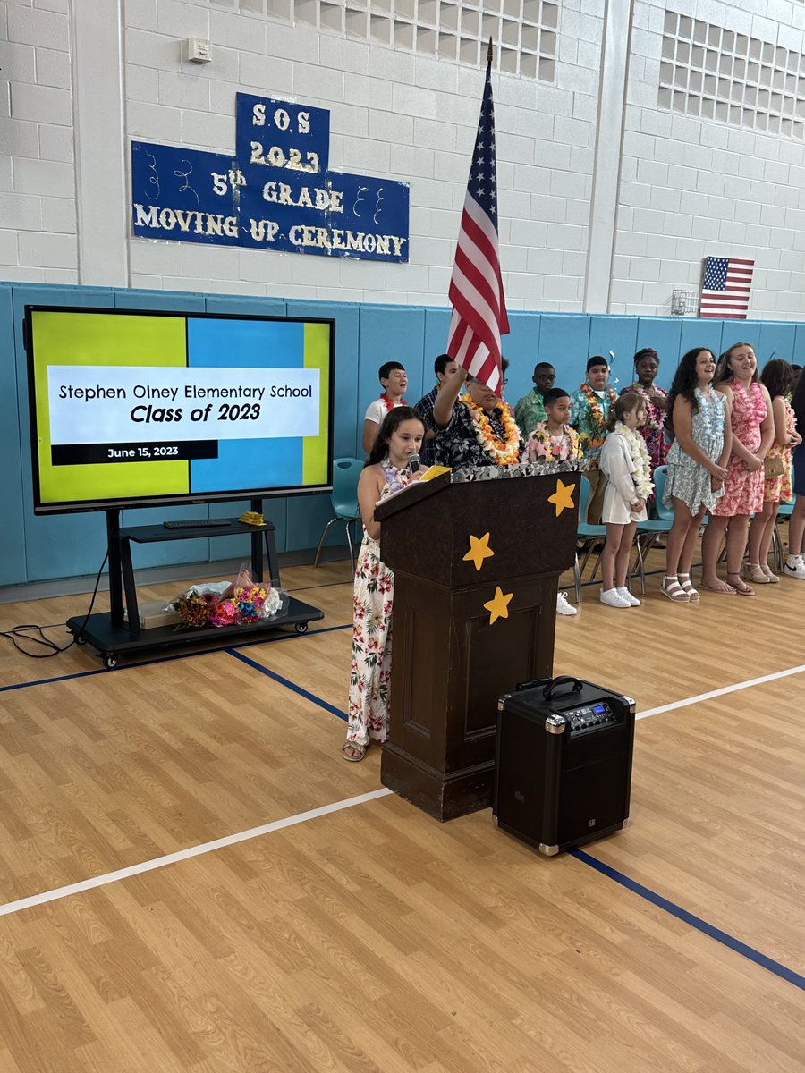Joseph Goho on Twitter "Stephen Olney Elementary School Grade 5 Moving Up Ceremony