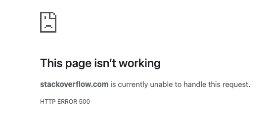 CortexCompiler's tweet image. Sorry stackoverflow is down, I can&apos;t answer any hard questions right now...