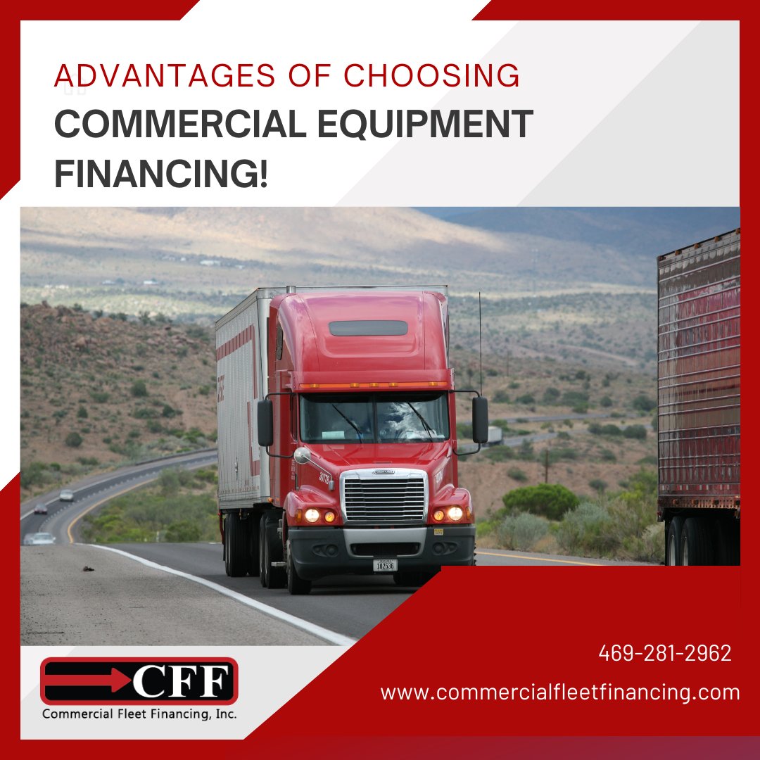 Securing financing for commercial equipment is crucial for business expansion. Choosing a specialized commercial equipment financing company increases your chances of success. Discover the benefits and make an informed decision for your financing needs.  #CFF #USA