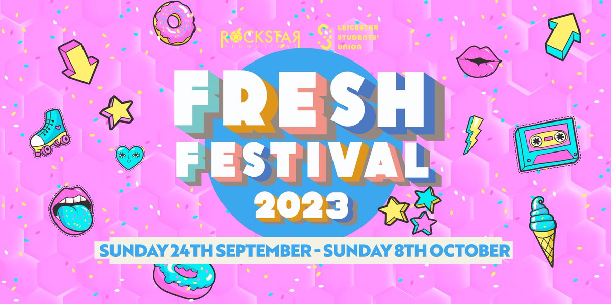 Congratulaions if you're a Leicester Fresher 2023! 𝗥𝗘𝗚𝗜𝗦𝗧𝗘𝗥 𝗡𝗢𝗪 >rockstarpromotions.uk/Fresh2023 

Wristbands will go on sale in August, with a priority sale taking place for those who have registered!

Fresh Festival full info > facebook.com/events/6035170…