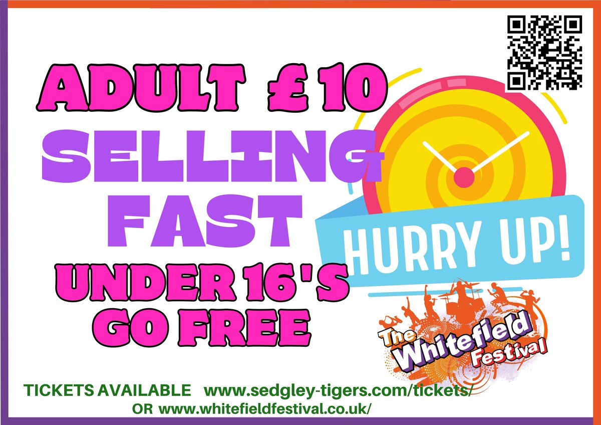 Have you got you tickets ? Its this weekend a fabulous family day out !! click here 👉sedgley-tigers.com/tickets/