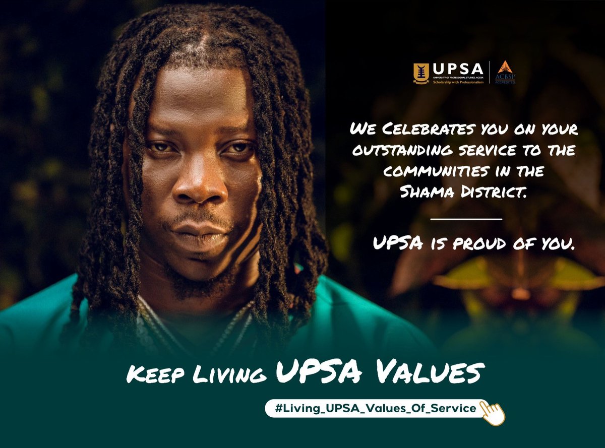 We celebrate and honour your exceptional service and dedication to the communities in the Shama district
#livingUPSAvalues #service #responsibility #livingstonefoundation #stonebwoy #bhimnation