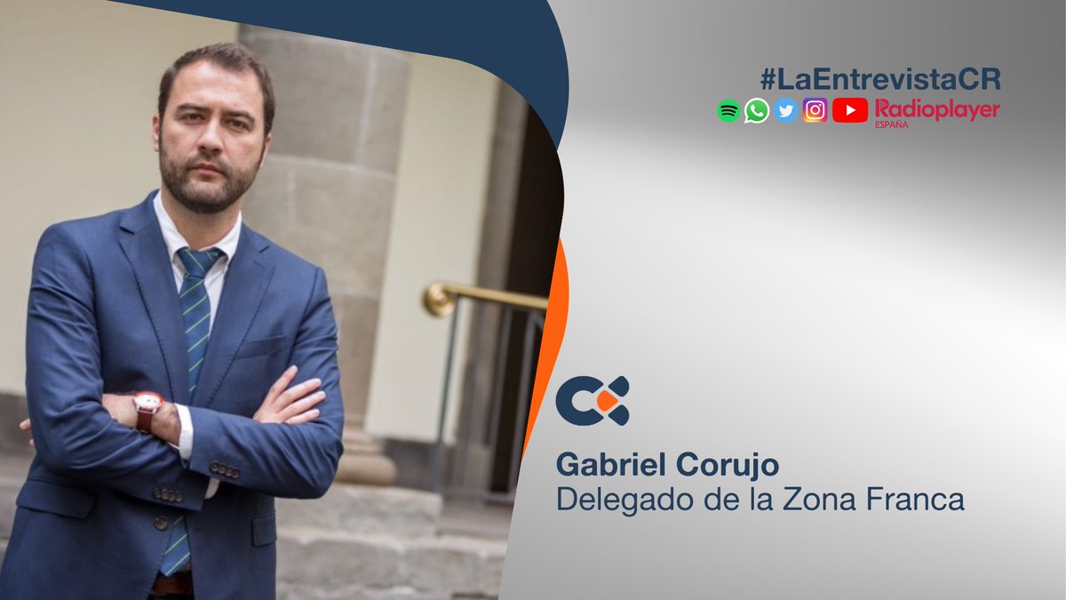 ⭕️#Directo 
 
Gabriel Corujo(<a href="/gabrielcorbol/">Gabriel Corujo</a>), delegado de la Zona Franca, en #LaEntrevistaCR con <a href="/letimartinllare/">Leti Martín Llarena</a> . Sintoniza #CanariasRadio. También en nuestra web noticias.rtvc.es/radio/