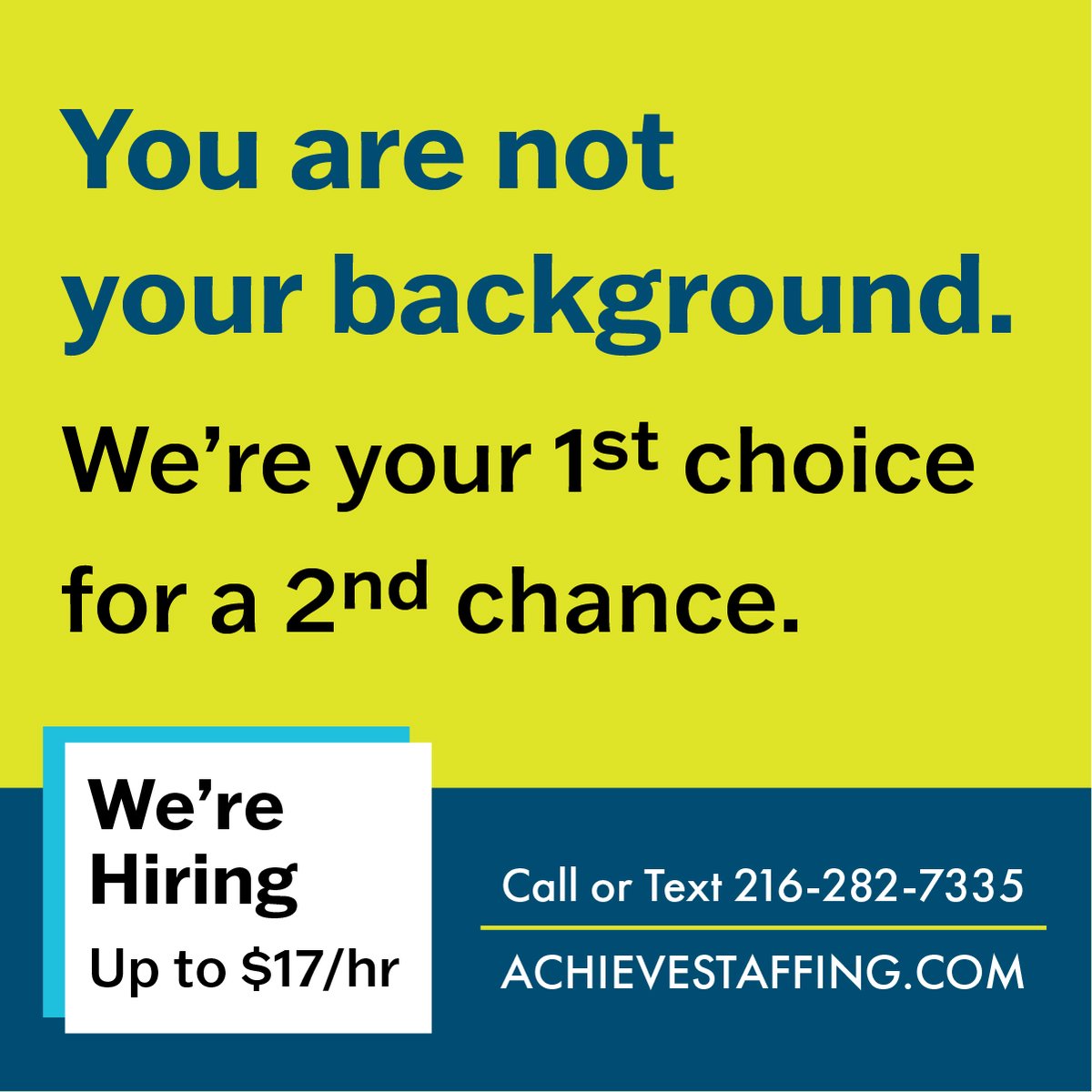 AchieveStaffing's tweet photo. Achieve Staffing does more than just get you a job. We want you to have a professional resume, get to work on time all the time, have the right clothing for the job, and be paid weekly. Skip the other agencies and become an Achiever at https://t.co/DOTHv5DmpN! https://t.co/ipxanpspm6