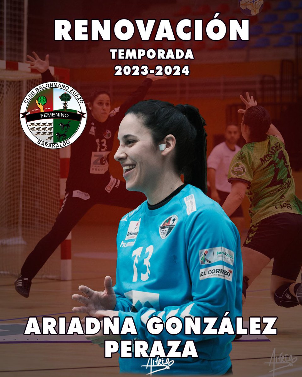 ⚠️ RENOVACIÓN ⚠️
🏆 Temporada 2023-2024
🎙 La portera canaria Ariadna González @AriadnaGlez12 continuará defendiendo la portería de las #GuerrerasZuazotarras en la que será su quinta temporada! Su experiencia será vital para este nuevo reto!! 👏👏👏
📸 @aglphotosports
#ZuazoGara