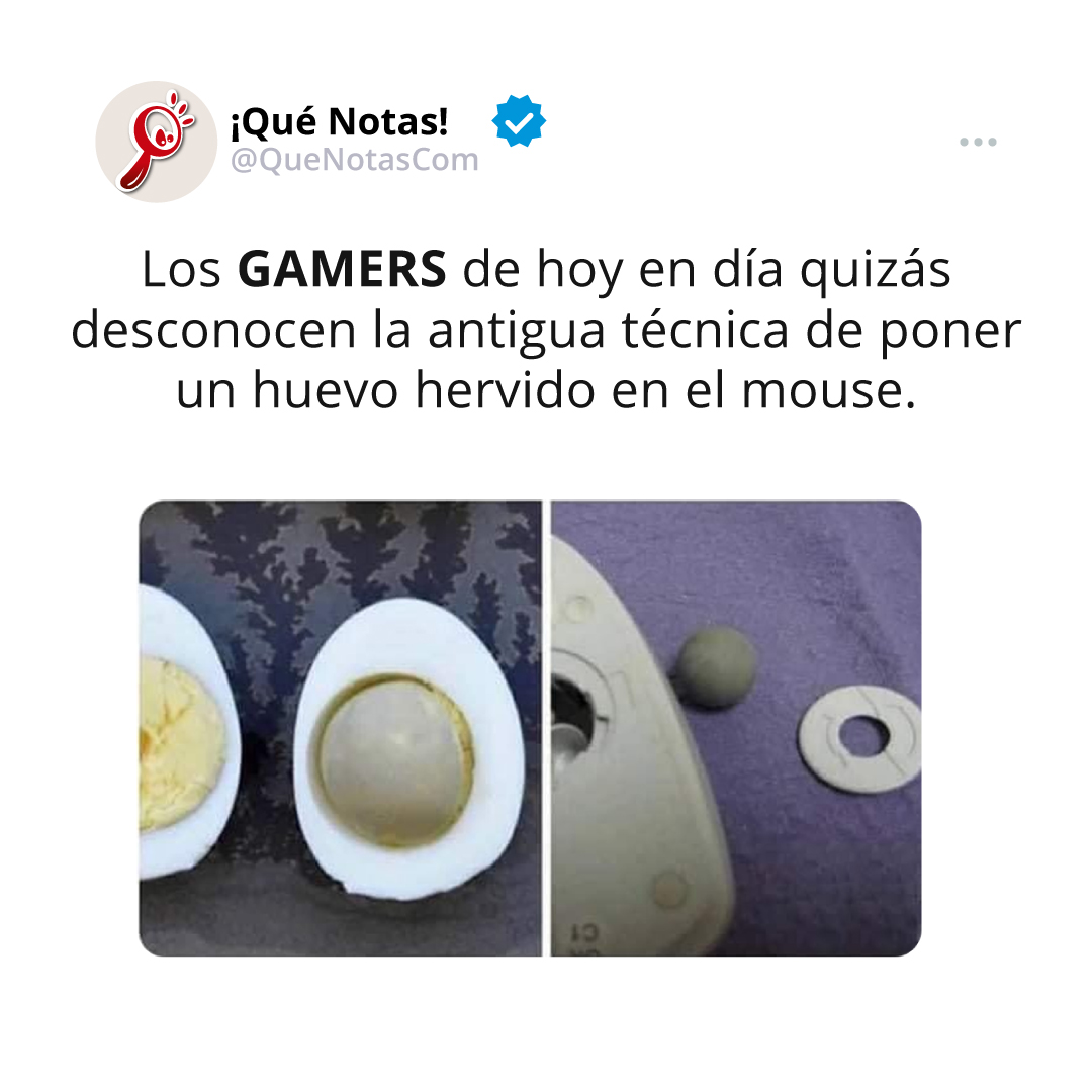 QueNotasCom's tweet image. Técnicas milenarias.

#QueNotasCom #Memes #Gamer #Mouse
