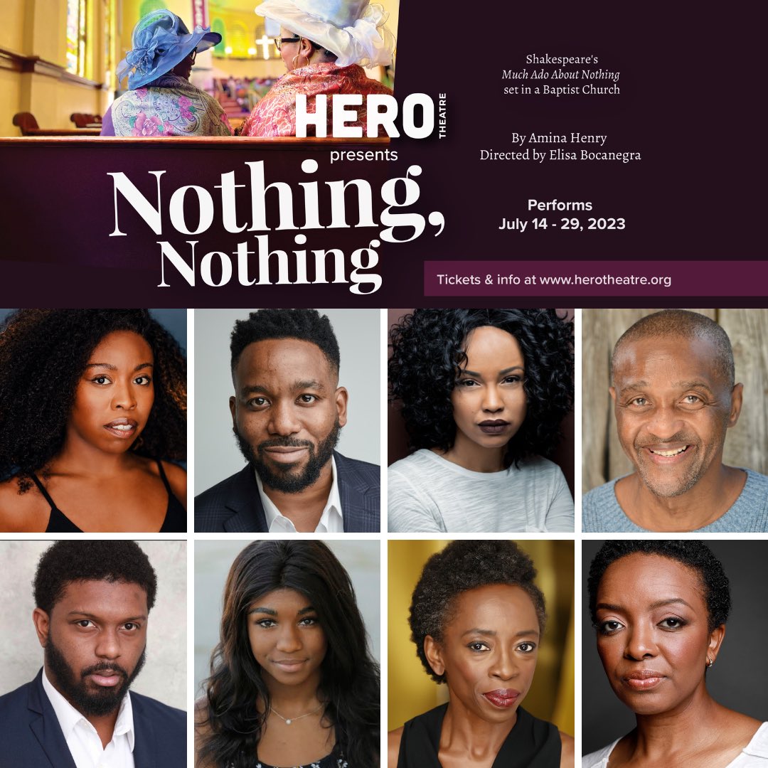 We’re thrilled to announce our wonderful cast for NOTHING, NOTHING! Tickets go live soon, sign up for our mailing list for the latest updates: herotheatre.org/contact-infojo…
