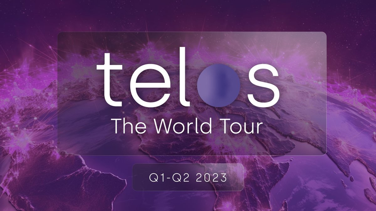 1/ 🌍 In the first half of 2023, Telos spanned the globe! The dedicated teams at The Telos Foundation &amp; <a href="/TelosDevelopers/">Telos Developers</a> have ignited global conversations about the power of the #Telos Network at numerous major conferences. Follow this thread to journey with us 🧵
